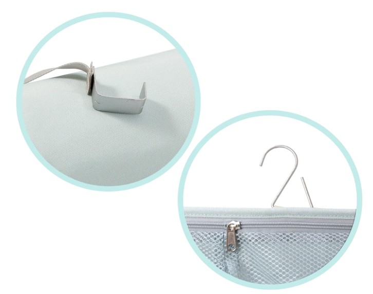 Detail kapes organizéru